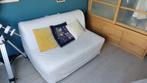 Witte IKEA 2-zitsbank omgebouwd tot een 2-zitsbed, Ophalen, Wit, Zo goed als nieuw, Twijfelaar