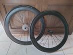 Lichte, diepe carbon wielen + cassette (11-speed), Fietsen en Brommers, Fietsonderdelen, Prorace, Racefiets, Zo goed als nieuw