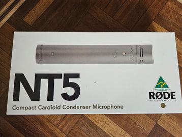Microphone à condensateur de studio RODE NT5 + SUPPORT LIBRE, Enlèvement, Comme neuf