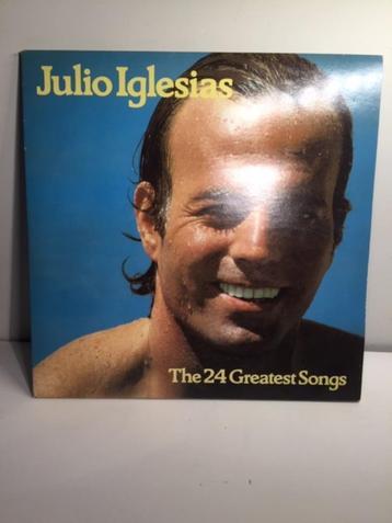 LP - Julio Iglesias - The 24 Greatest Songs ( 2 x LP Gatefol, Ophalen of Verzenden, 1980 tot 2000, Zo goed als nieuw, 12 inch