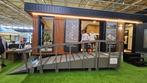 Trap caravan - Schans - houten ramp anti-slip, Ophalen, Inklapbaar, Zo goed als nieuw