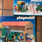 Vintage Playmobil: paardenboerderij + jeep-trailer + kippen, Kinderen en Baby's, Complete set