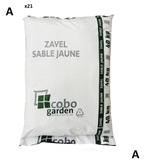 2O sacs de Sable Jaune 40 KG, Enlèvement, Neuf