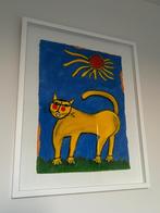 Le Chat au Soleil Guillaume Corneille (kunstwerk), Antiek en Kunst, Ophalen of Verzenden