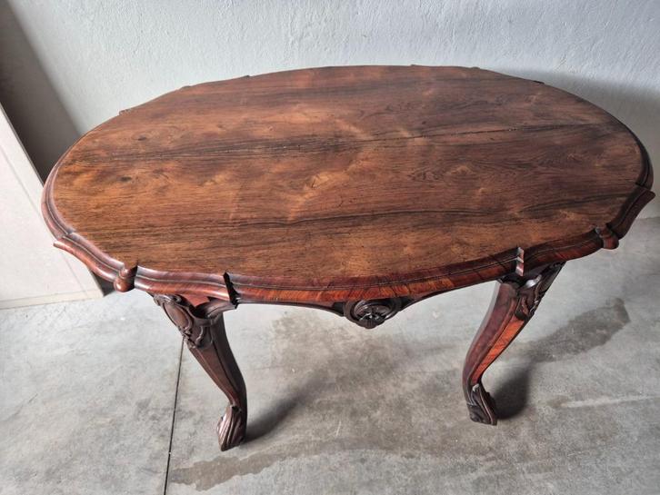 Antieke Franse ovalen eettafel, Antiek en Kunst, Antiek | Meubels | Tafels, Ophalen