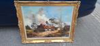 Groot schilderij gesigneerd Jean Jacques Foulon, Ophalen