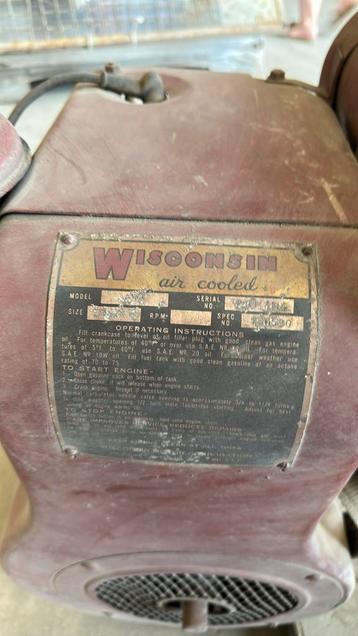 Wisoonsin air cooled AHH  beschikbaar voor biedingen