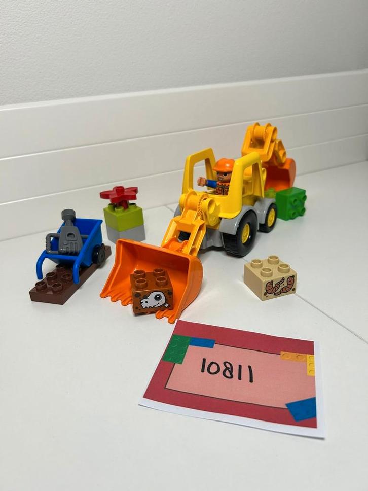 LEGO Duplo Graaflaadmachine - Set 10811 - Compleet, Enfants & Bébés, Jouets | Duplo & Lego, Comme neuf, Duplo, Ensemble complet