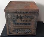 Oude doos De Beukelaer's Speculoos gelithografeerd plaatwerk, Ophalen of Verzenden, Gebruikt