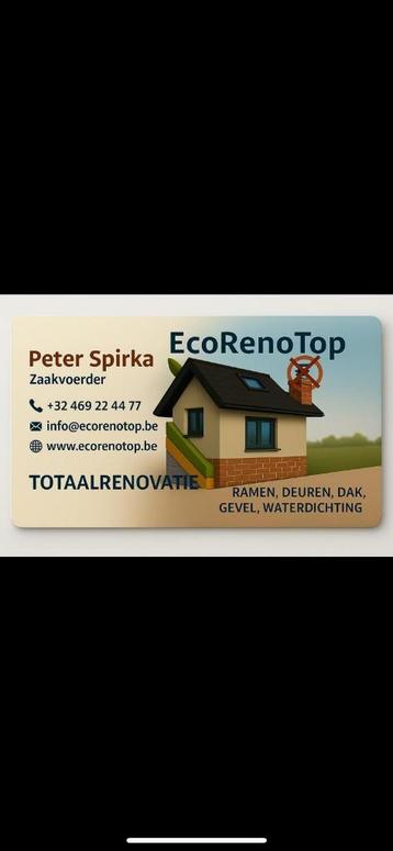 Renovatie ramen,deuren,gevelisolatie,dakwerken,waterdichting, Garantie, Rénovation ou Construction