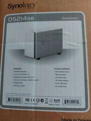 NAS-server Synology, Neuf, HDD, Externe, Serveur
