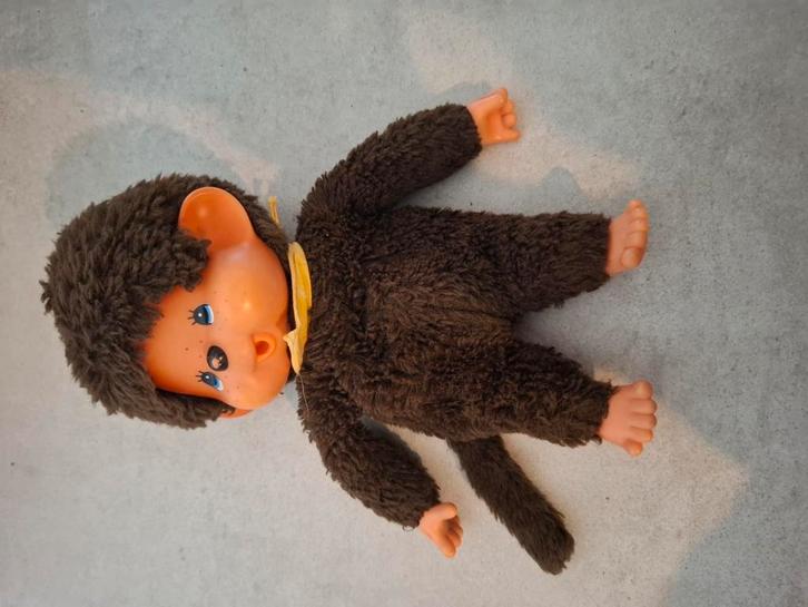 Vintage Monchhichi Sekiguchi 1974 Japon, Collections, Poupées, Comme neuf, Enlèvement ou Envoi