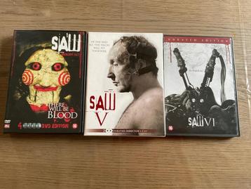 DVD’s Saw 1 2 3 4 5 en 6 beschikbaar voor biedingen