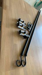 Tringle rideau noir 150cm, Maison & Meubles, Ameublement | Rideaux & Stores à lamelles, Enlèvement, Comme neuf, Noir