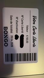 Bongo, Tickets en Kaartjes, Eén persoon, Kortingsbon, Overige typen