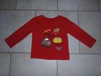 t-shirt longues manches rouge Pixar taille 74, Enlèvement ou Envoi, Pull ou Veste, Comme neuf, Disney Pixar