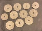 Pieces de monnaie belges periode ww2, Ophalen, Munten