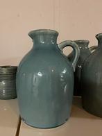 Carafes rurales, 4 petites et 4 grandes, et 2 vases, Enlèvement, Comme neuf, Bleu, Poterie ou Porcelaine