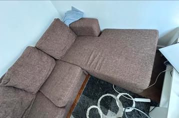 Comfortabele Hoekbank met Chaise Longue beschikbaar voor biedingen