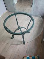 Tafel in glas en kast 4 deurs breedte 2m10, Ophalen, Glas