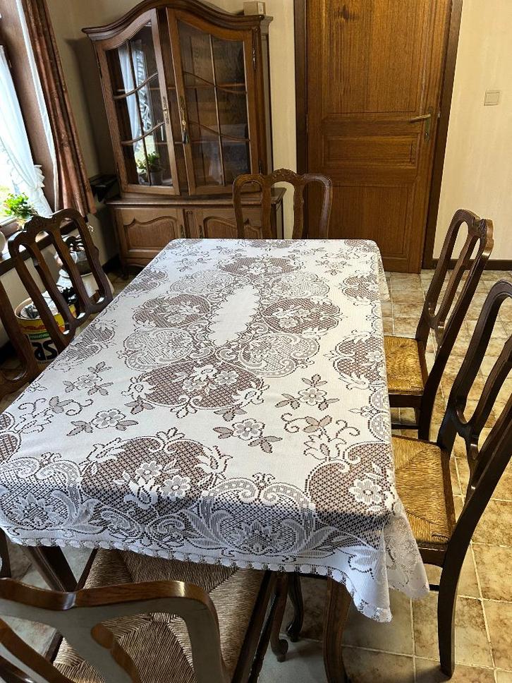 Eetplaats, Huis en Inrichting, Complete eetkamers, Zo goed als nieuw, 6 tot 8 stoelen, Ophalen