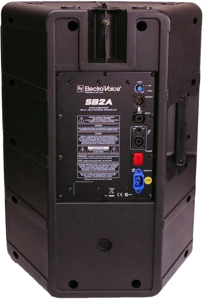 Electro voice Sb2A & Zx1, Muziek en Instrumenten, Versterkers | Keyboard, Monitor en PA, Zo goed als nieuw, Ophalen