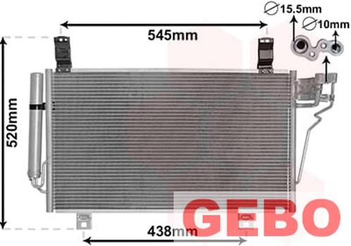 Mazda CX-5 2012/2017 2.2D radiateur airco condensor KD62-61-, Auto-onderdelen, Motor en Toebehoren, Mazda, Nieuw, Ophalen of Verzenden