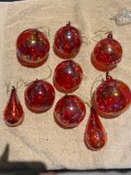 Glazen geblazen kerstballen, Ophalen, Zo goed als nieuw