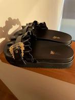 Slippers, aanstekers, sandalen, Kleding | Dames, Schoenen, Zwart, Zo goed als nieuw, Versace, Ophalen