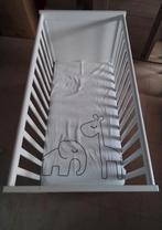 Babybedje wit met matras van aerosleep, Kinderen en Baby's, Ophalen, Zo goed als nieuw, Minder dan 140 cm, Matras