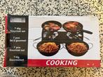 Gourmet duo-set - fornuizen en branders, Huis en Inrichting, Keuken | Potten en Pannen, Ophalen, Zo goed als nieuw, Overige typen