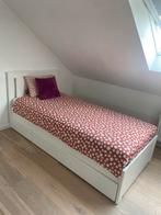 4x witte bedden met opbergruimte, Ophalen, Overige materialen, Eenpersoons, Wit