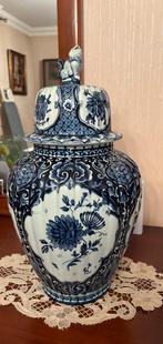Delfts blauwe vaas met deksel van Royal Sphinx, Antiek en Kunst, Ophalen