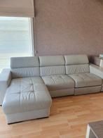 Lederen zetel met elektrisch relax en lounge, Huis en Inrichting, Zetels | Zetels, Ophalen, Zo goed als nieuw