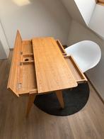 Massief houten bureau met stoel Simone Viola in zeer goede s, Enlèvement, Comme neuf, Bureau