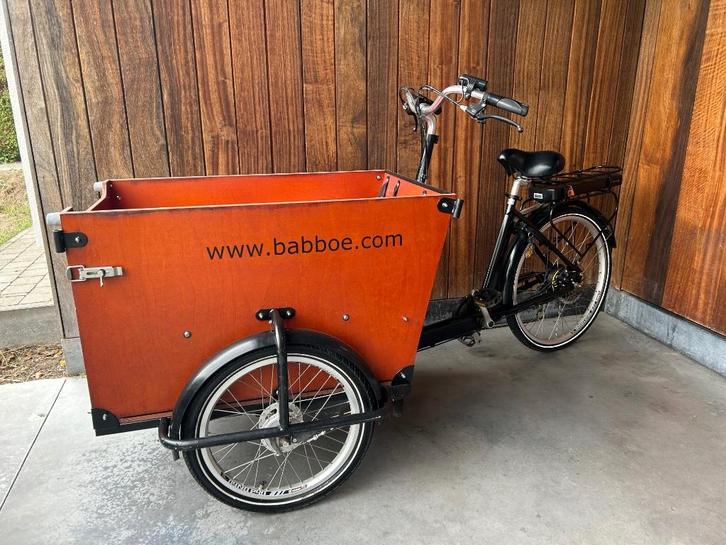 Elektrische bakfiets Babboe Dog-E met accessoires, Fietsen en Brommers, Fietsen | Bakfietsen, Zo goed als nieuw, Overige merken