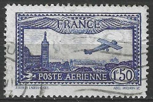 Frankrijk 1930 - Yvert 6PA - Vliegtuig boven Marseille (ST), Postzegels en Munten, Postzegels | Europa | Frankrijk, Gestempeld