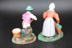 2 personnages au champ en porcelaine de Vieux Paris, Antiquités & Art, Enlèvement ou Envoi