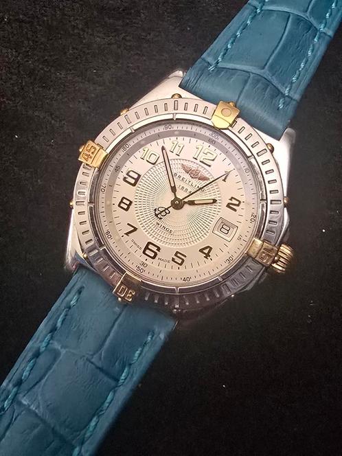 Breitling wings lady staalgoud., Handtassen en Accessoires, Horloges | Dames, Zo goed als nieuw, Ophalen of Verzenden