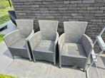3 alibert tuinstoelen, Ophalen, Gebruikt
