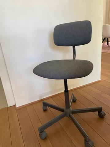 Bureaustoel Ikea Bleckberget grijze stof, Huis en Inrichting, Bureaustoelen, Ophalen, Zo goed als nieuw, Bureaustoel