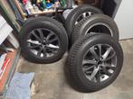 Winterbanden 215 60 16 op velgen, Autos : Pièces & Accessoires, Pneus & Jantes, Enlèvement, Pneus hiver, Jante(s)