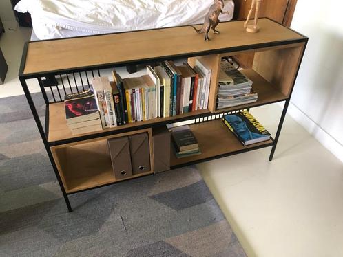 Twee veelzijdige design boekenkasten. Set van twee of apart., Huis en Inrichting, Kasten | Boekenkasten, Zo goed als nieuw, 100 tot 150 cm