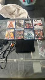 Console PS2 avec cables + 8 jeux bon etats, Ophalen of Verzenden, Refurbished