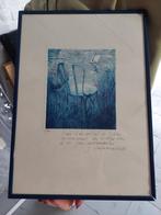 Peinture fait mains numérotée Cadre Tabeau La chaise bleue, Antiquités & Art, Enlèvement