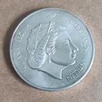 Nederlandse Antillen 25 gulden, 1973, Enlèvement ou Envoi, Monnaie en vrac, Argent, Reine Juliana