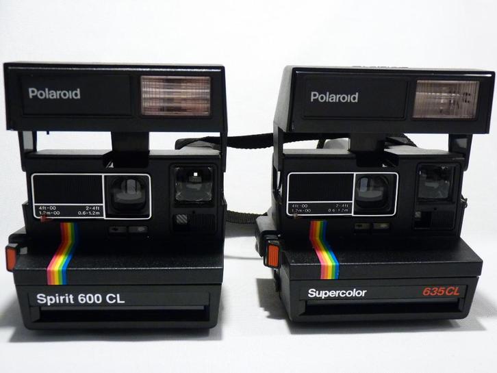 2x Polaroid 600, Spirit 600CL, Supercolor 635CL, Audio, Tv en Foto, Fotocamera's Analoog, Zo goed als nieuw, Spiegelreflex, Polaroid