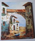 Peinture sur toile signée 46 x 38 cm, Ophalen of Verzenden