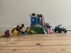Schleich vulkaan expeditie met jeep en dino's, Ophalen, Zo goed als nieuw