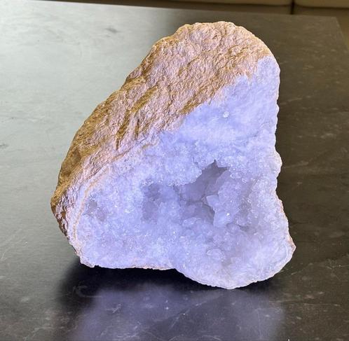 Géode Naturel Cristal de Roche, Verzamelen, Mineralen en Fossielen, Mineraal, Ophalen